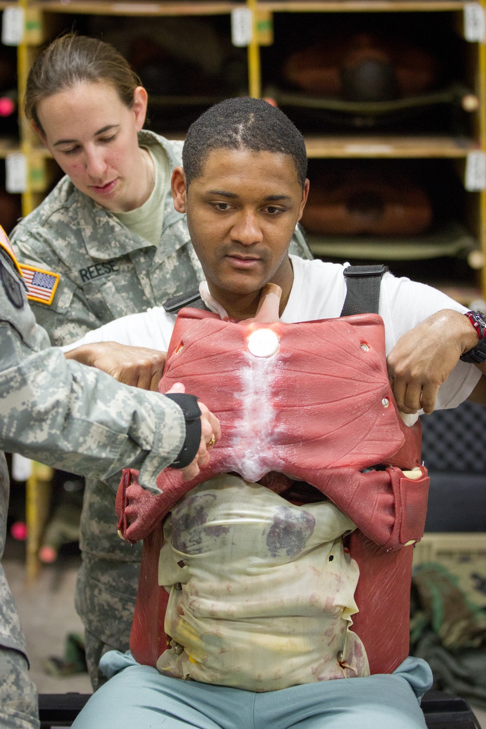 Cut Suit preparations at Fort McCoy, Wis.