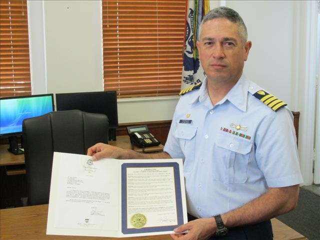 Coast Guard accepts, places on display historical documents