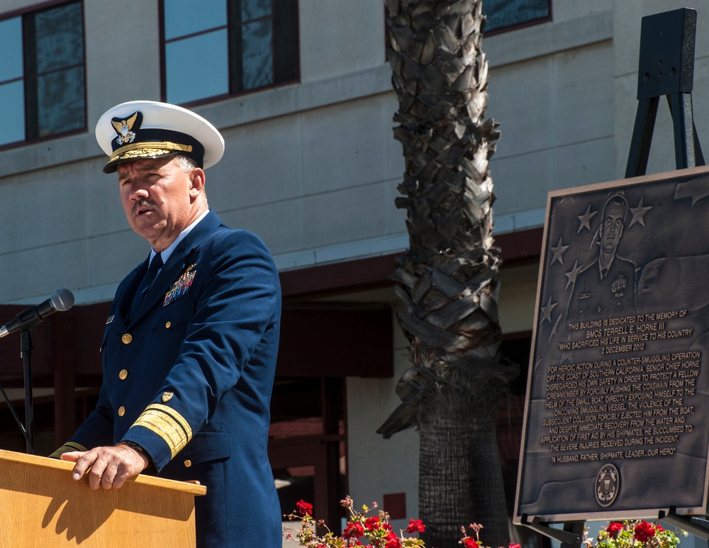 Coast Guard dedicates building to fallen shipmate