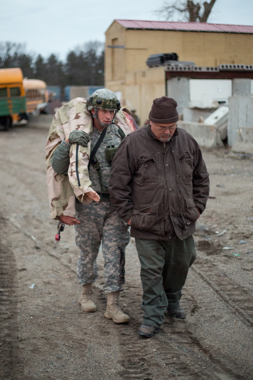 344th Engineer Company mass casualty exercise