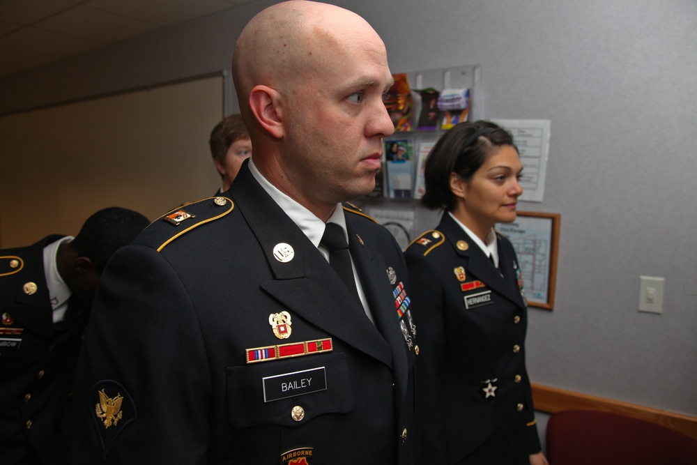 114th Signal Battalion Soldier of the Month Board