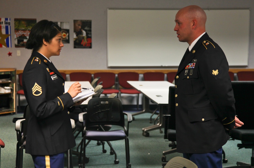 114th Signal Battalion Soldier of the Month Board