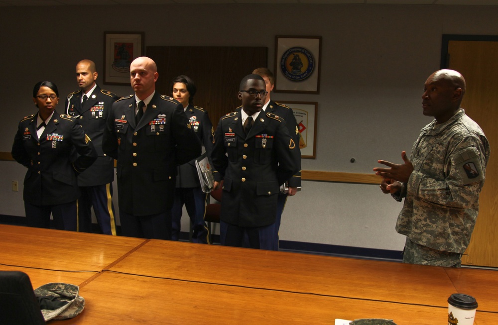 114th Signal Battalion Soldier of the Month Board