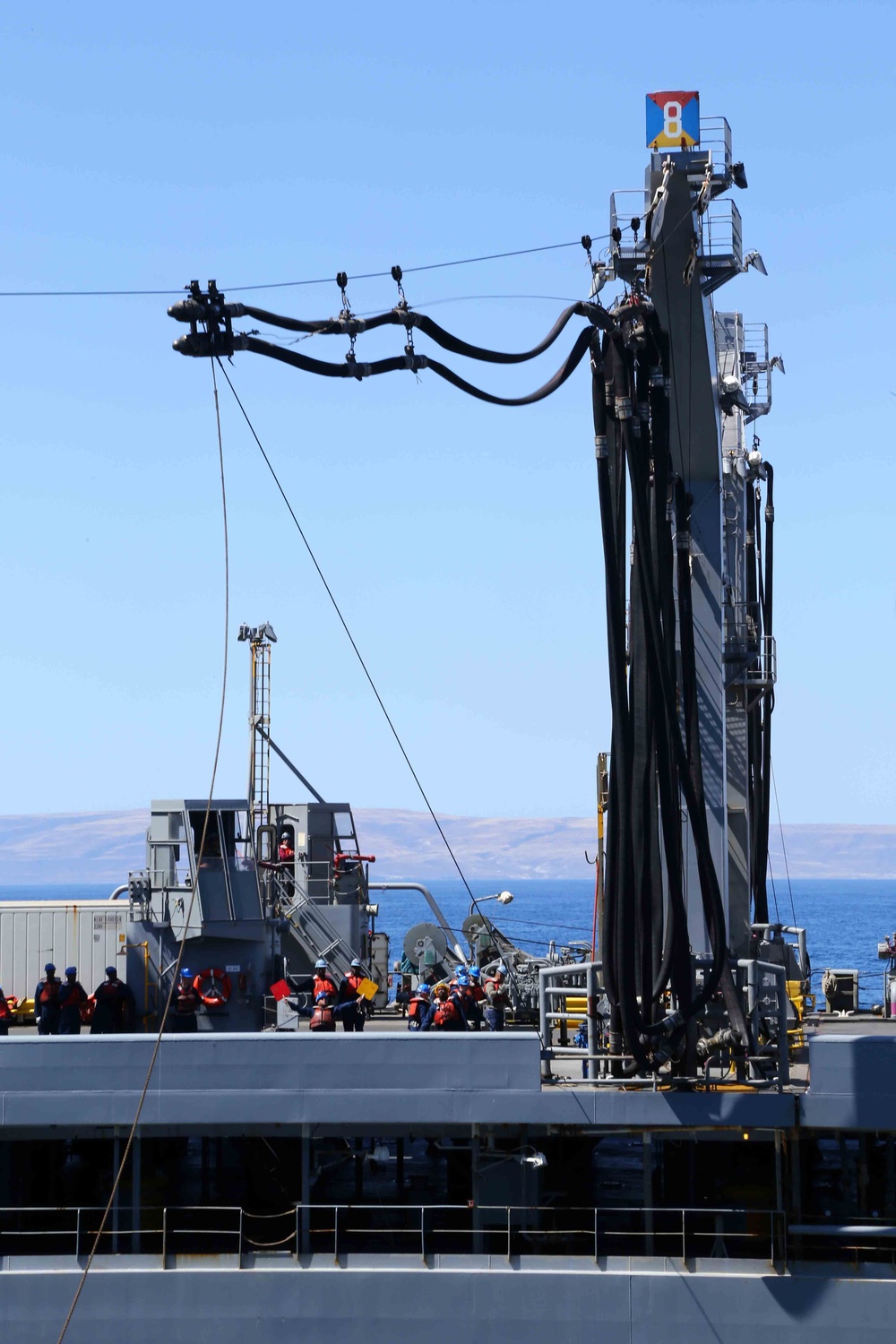 USS Makin Island conducts re-supply