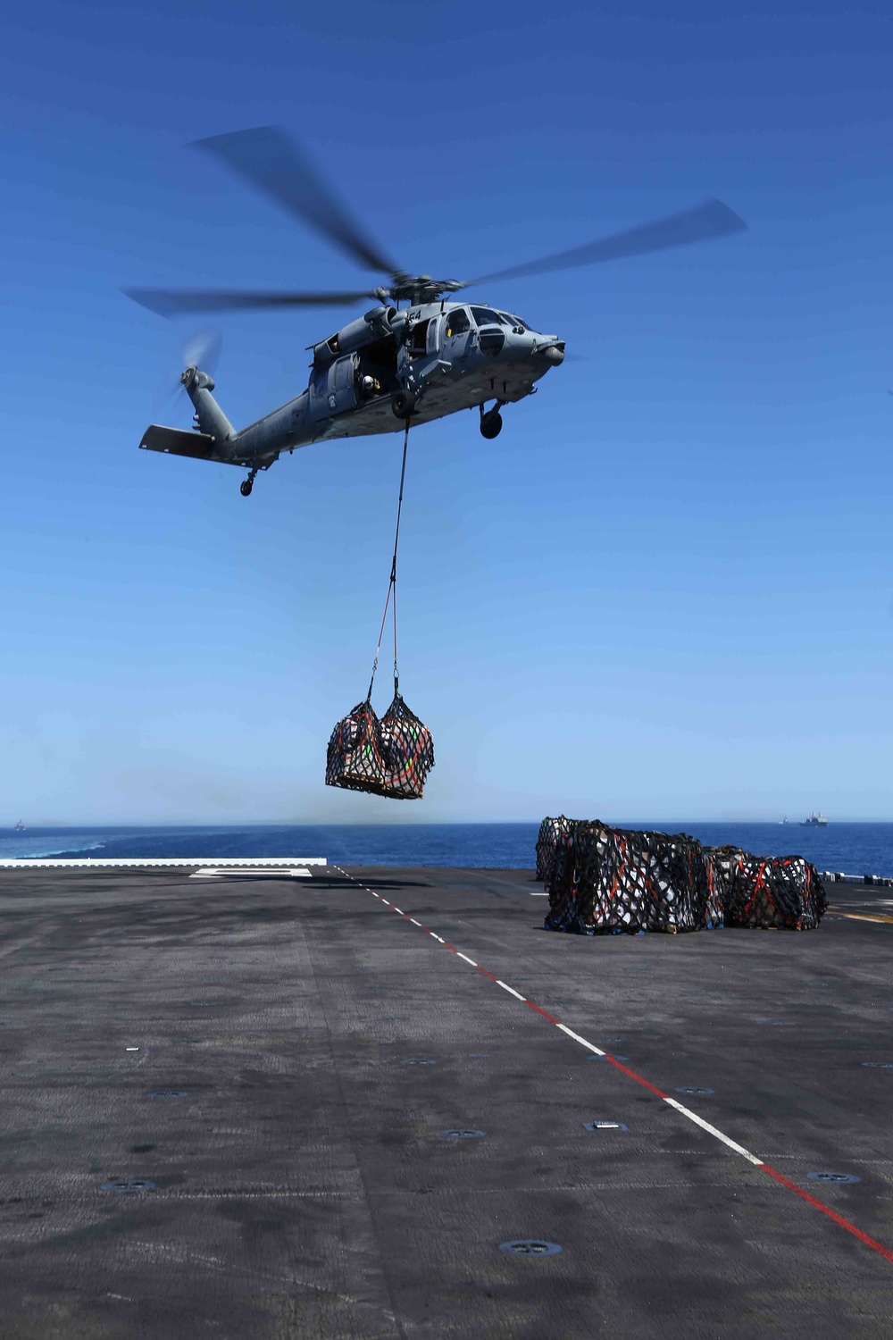 USS Makin Island conducts re-supply