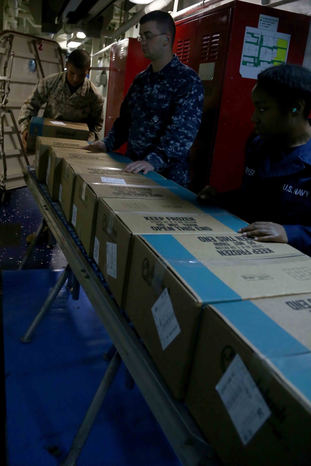 USS Makin Island conducts re-supply