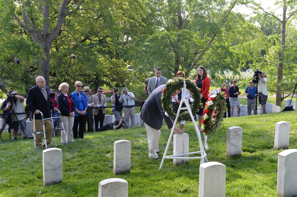 Wreath laying for Army Pvt. William Christman