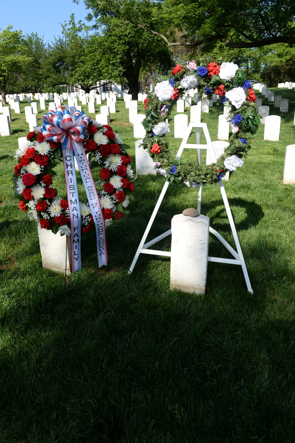 Wreath laying for Army Pvt. William Christman