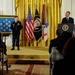 President Barack Obama awards former Army Sgt. Kyle White Medal of Honor