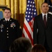 President Barack Obama awards former Army Sgt. Kyle White Medal of Honor