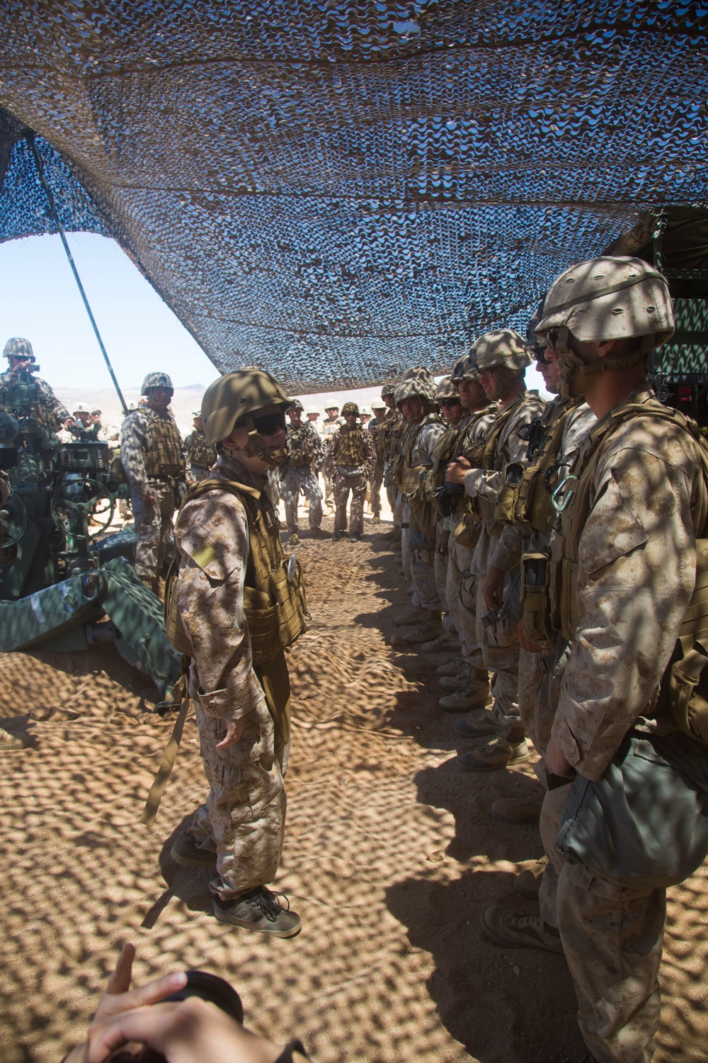 Make A Wish Foundation and 3d Battalion 11th Marine Regiment help Ryan Forbes become a &quot; Marine for a day&quot;