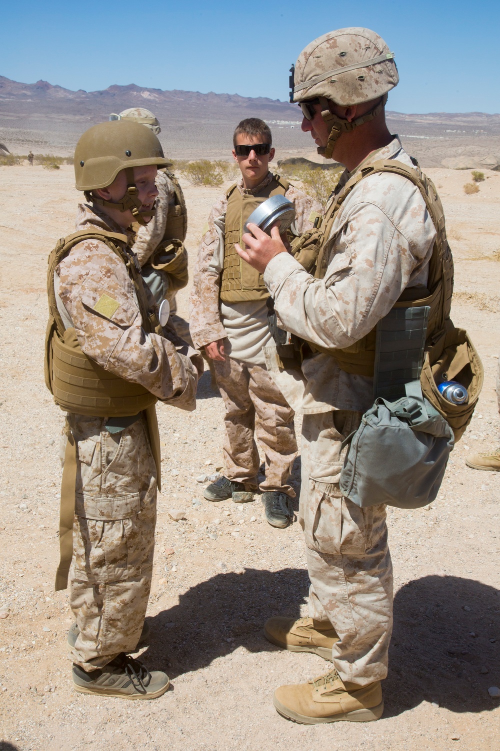 Make A Wish Foundation and 3d Battalion 11th Marine Regiment help Ryan Forbes become a &quot; Marine for a day&quot;