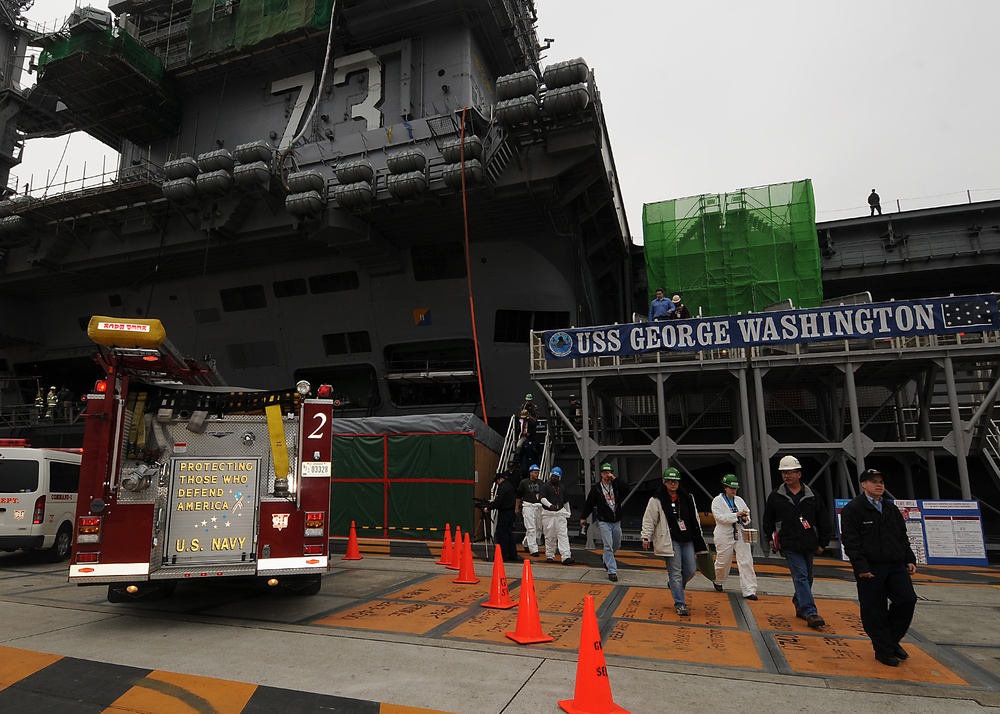 USS George Washington operations