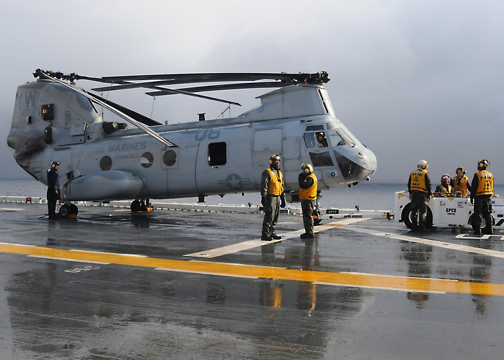 USS Peleliu operations