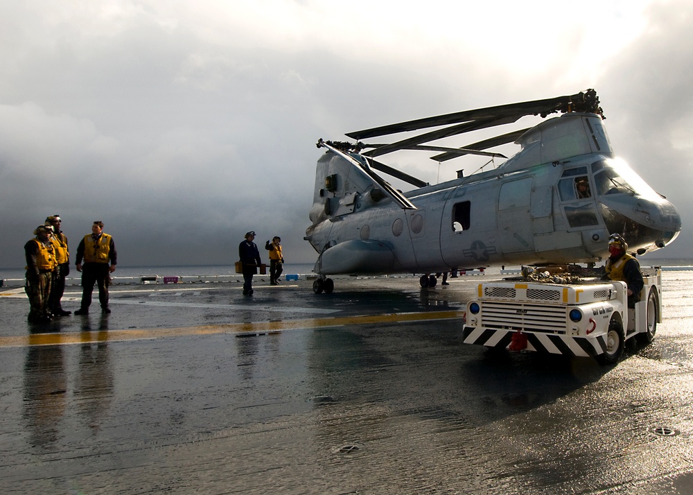 USS Peleliu operations