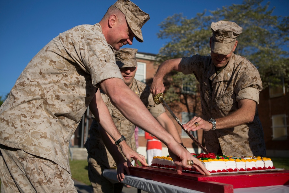 Cake cutting ceremony