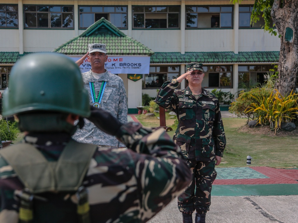 Gen. Vincent K. Brooks visits Fort Magsaysay