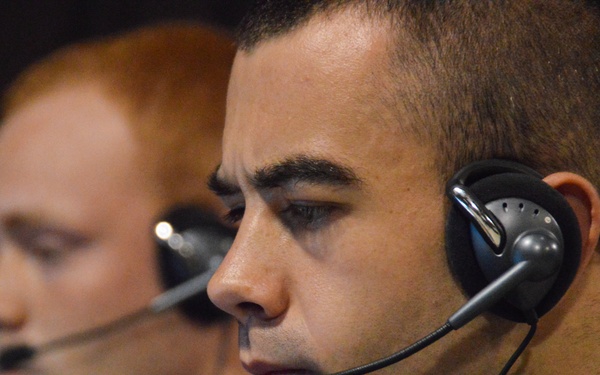 Indiana National Guard Soldiers utilize simulation technology in support of Bold Quest 14.2