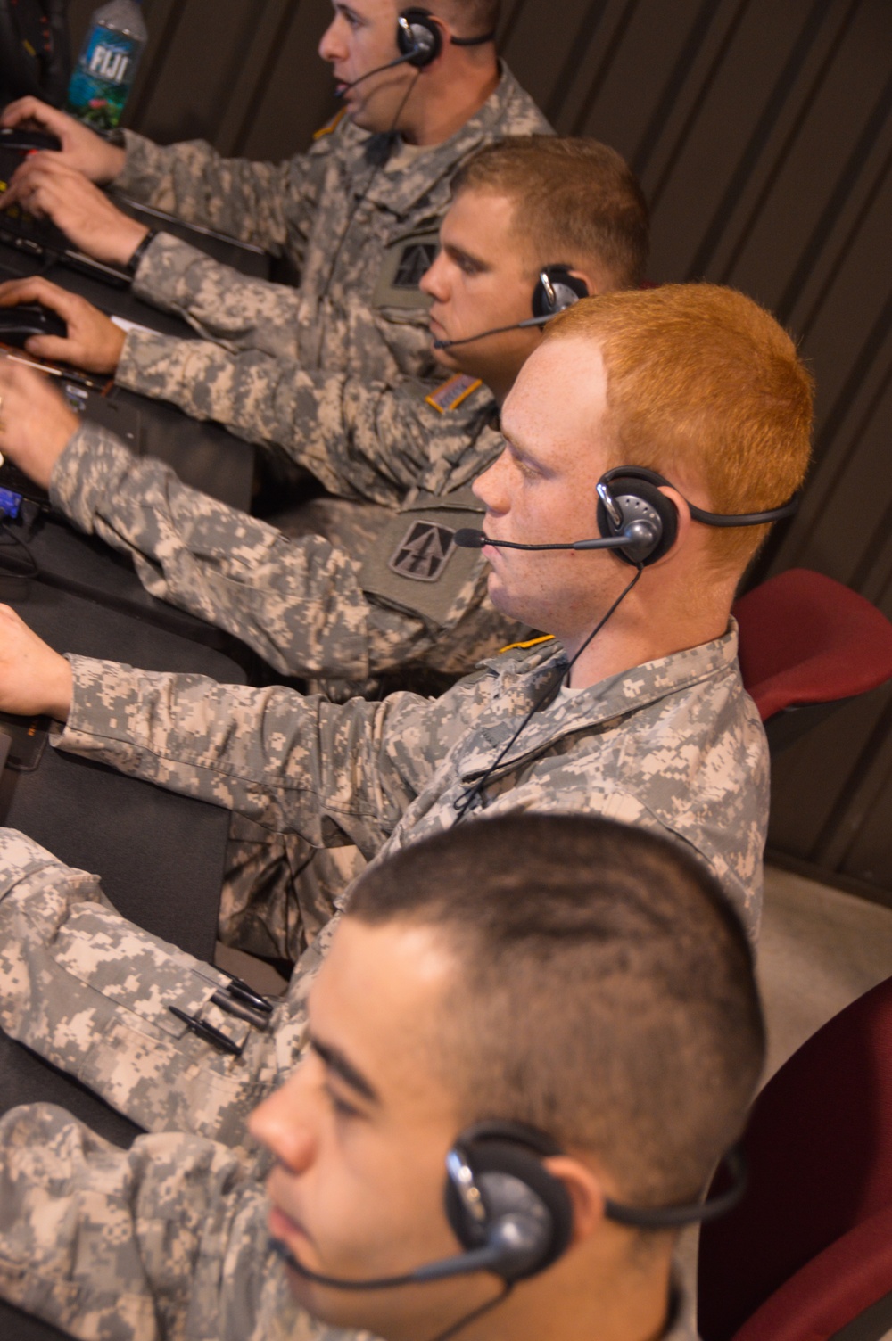 Indiana National Guard Soldiers utilize simulation technology in support of Bold Quest 14.2