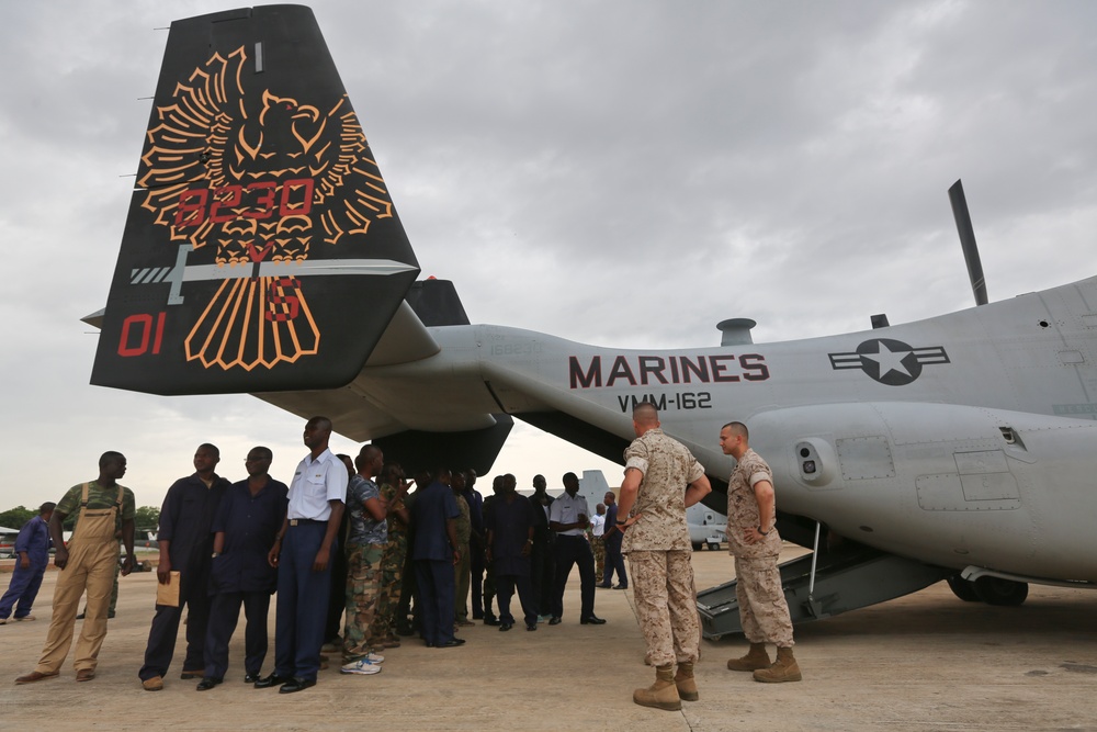 Ghana receives visit from US Marines' crisis response unit