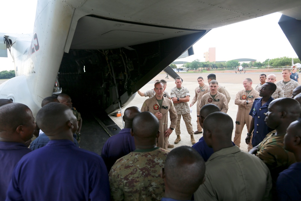 Ghana receives visit from US Marines' crisis response unit