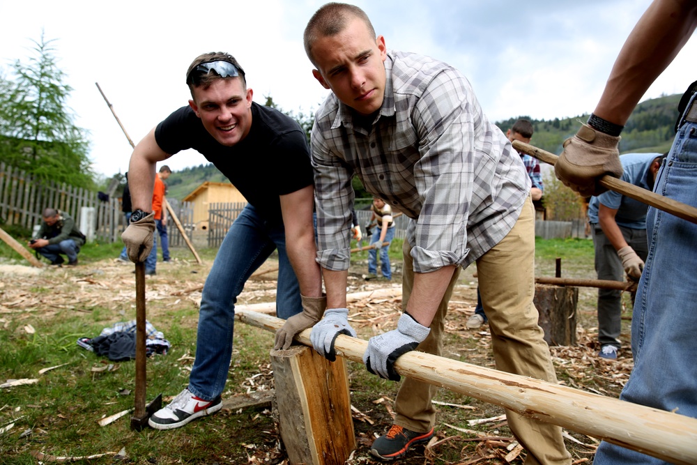 Marines make difference in Romanian village
