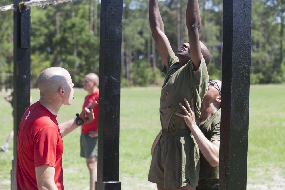 1st Recruit Training Battalion Bravo Company Physical Training Session