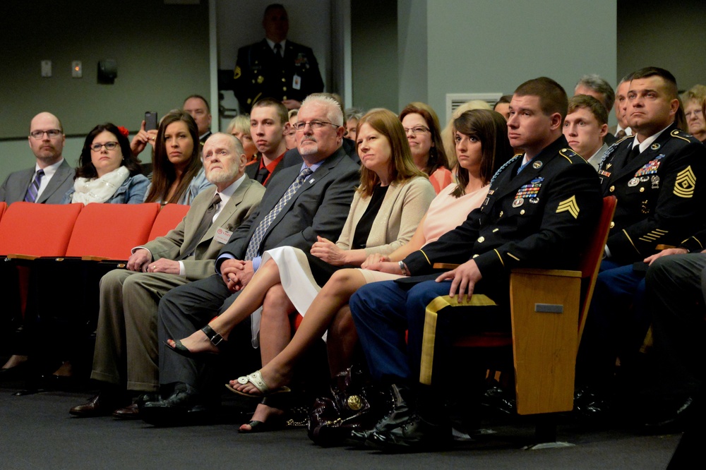 Medal of Honor Recipient Former US Army Sgt. Kyle White Hall of Heroes Induction Ceremony