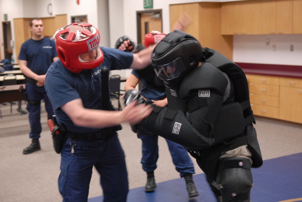 Coast Guard boarding team members prepare for Alaska's busy summer boating season