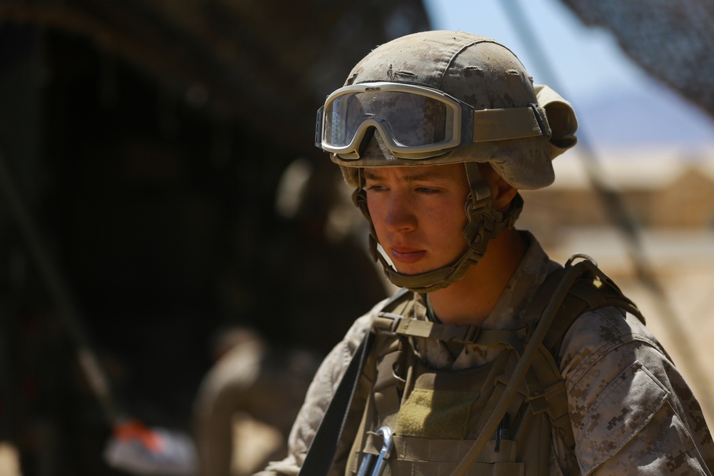 Every Marine a rifleman: Security platoon stands up during Exercise Desert Scimitar