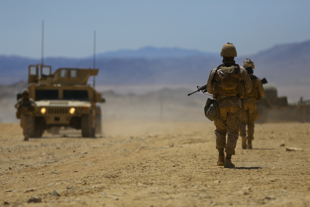 Every Marine a rifleman: Security platoon stands up during Exercise Desert Scimitar