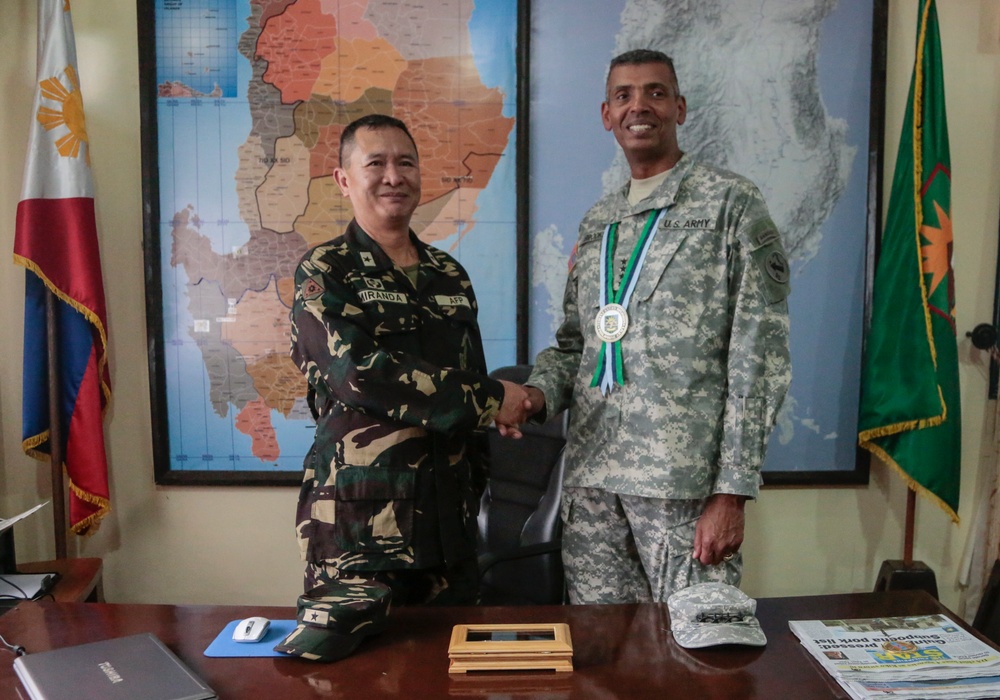 Gen. Vincent K. Brooks visits Fort Magsaysay