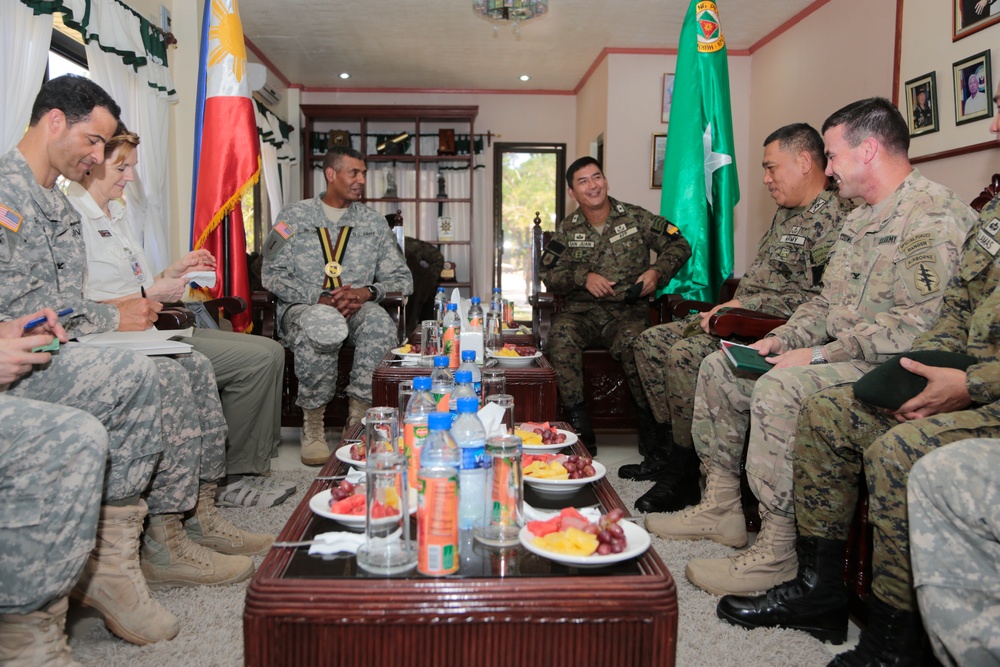 Gen. Vincent K. Brooks visits Fort Magsaysay