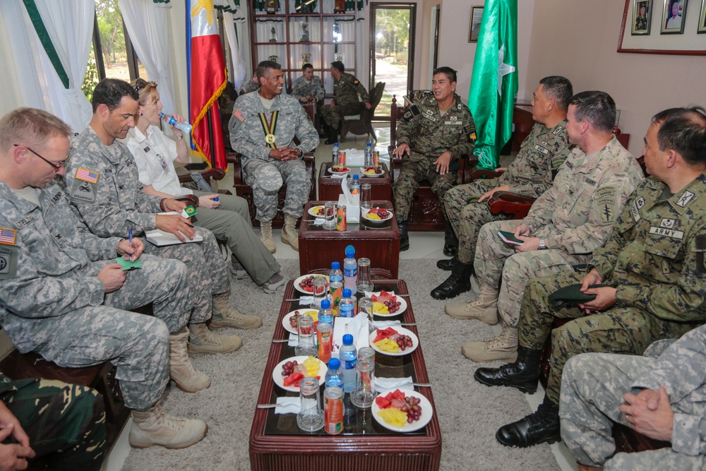 Gen. Vincent K. Brooks visits Fort Magsaysay