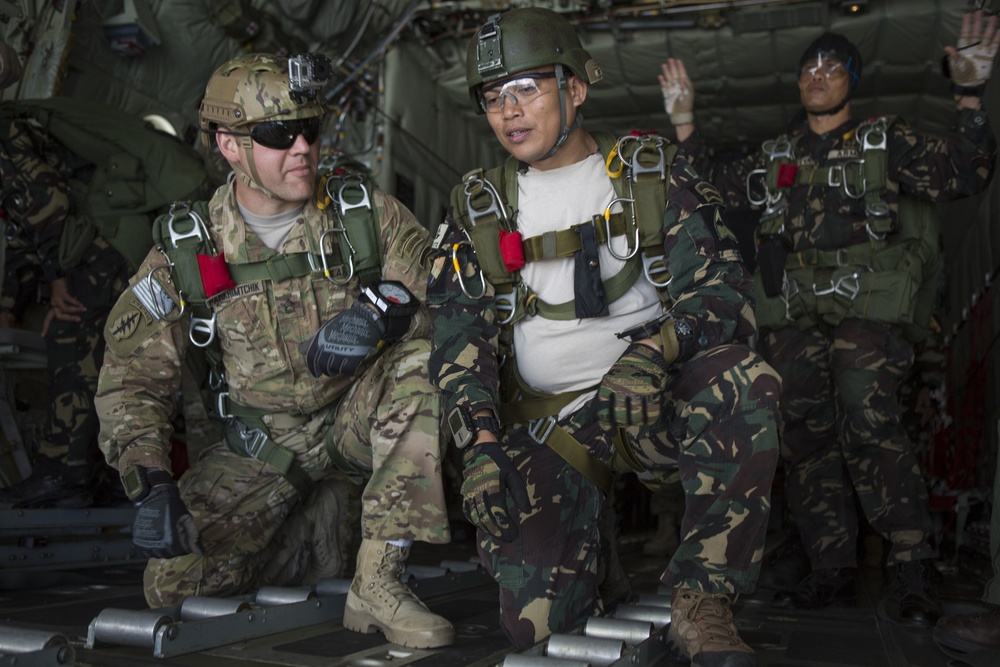 Philippine Special Forces High Altitude Low Opening Jumps