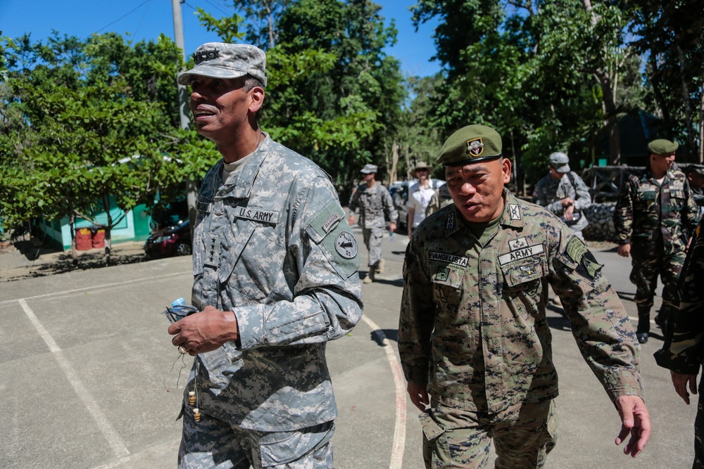 Gen. Vincent K. Brooks visits Fort Magsaysay