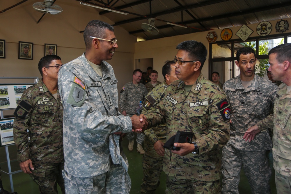 Gen. Vincent K. Brooks visits Fort Magsaysay