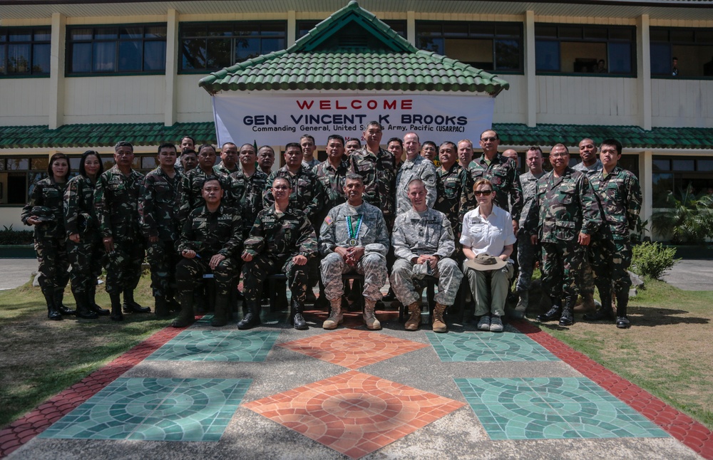 Gen. Vincent K. Brooks visits Fort Magsaysay