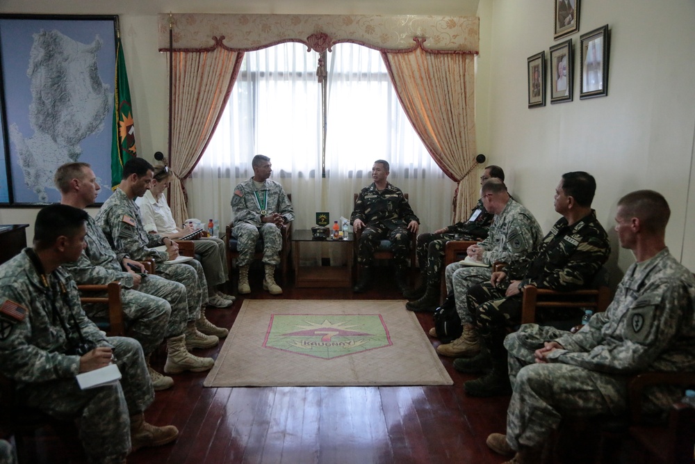 Gen. Vincent K. Brooks visits Fort Magsaysay