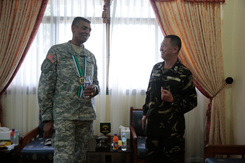 Gen. Vincent K. Brooks visits Fort Magsaysay