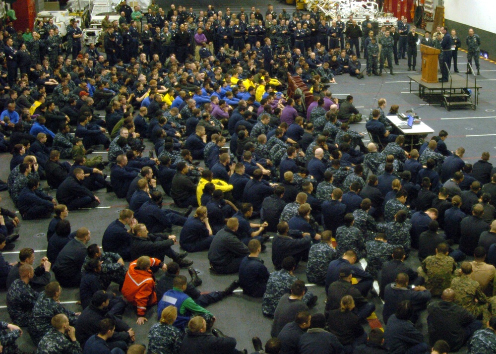 USS Peleliu electrical safety stand down