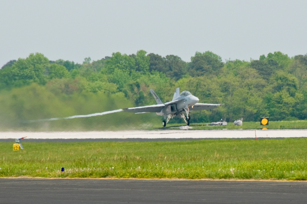 'Green Hornet' flight test on Earth Day