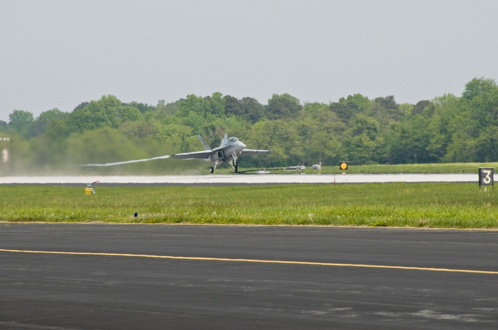 'Green Hornet' flight test on Earth Day