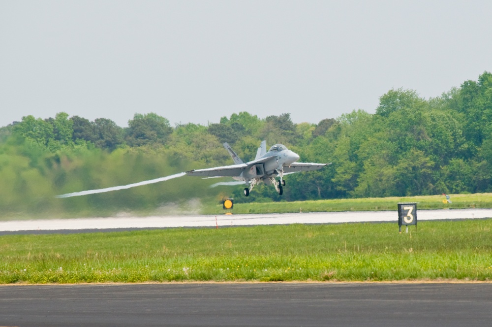 'Green Hornet' flight test on Earth Day