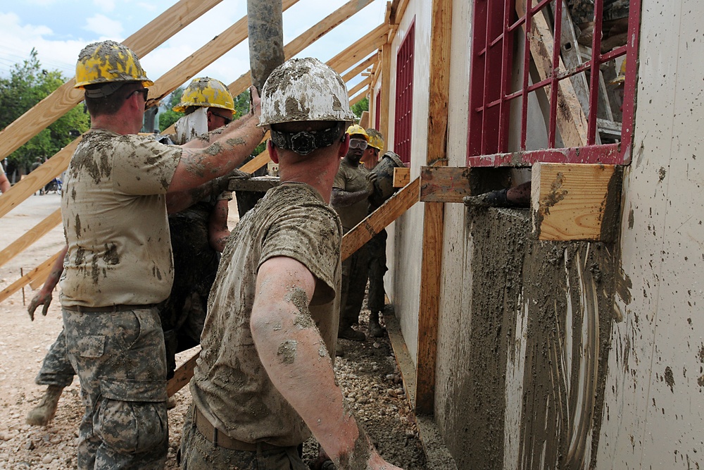 Building is what we do; Army Engineers Build Schools, Medical Clinics