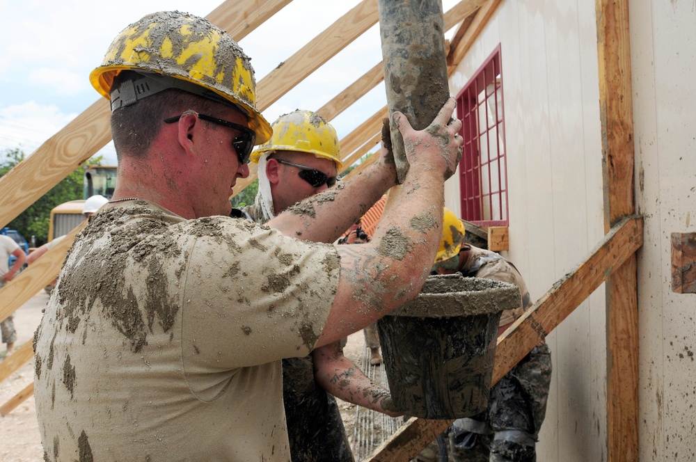 Building is what we do; Army Engineers Build Schools, Medical Clinics