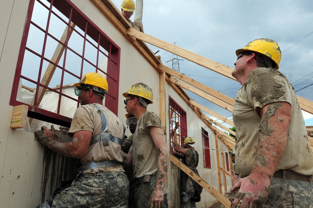 Building is what we do; Army Engineers Build Schools, Medical Clinics