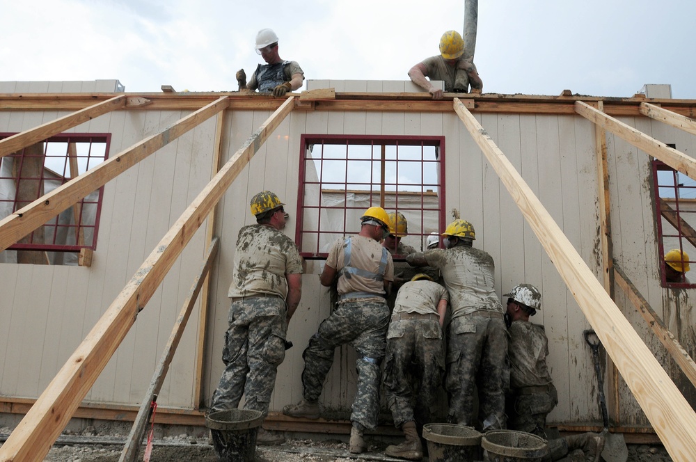 Building is what we do; Army Engineers Build Schools, Medical Clinics