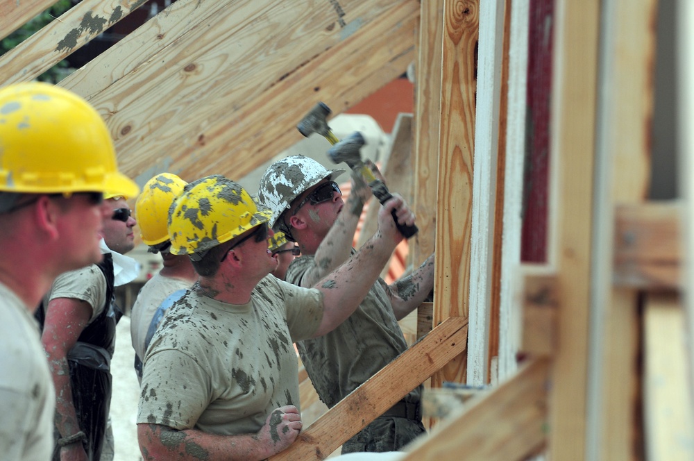 Building is what we do; Army Engineers Build Schools, Medical Clinics