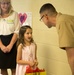 All-American Family Night winner enjoys grand prize, MCIEAST CG visits military child for lunch